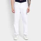 Men's 100% Cotton Jeans, White, small image number null